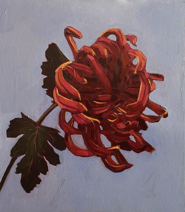 Silk flower, 2015. Абдул Абдулла (Abdul Abdullah) - современный американский художник. Современное искусство США