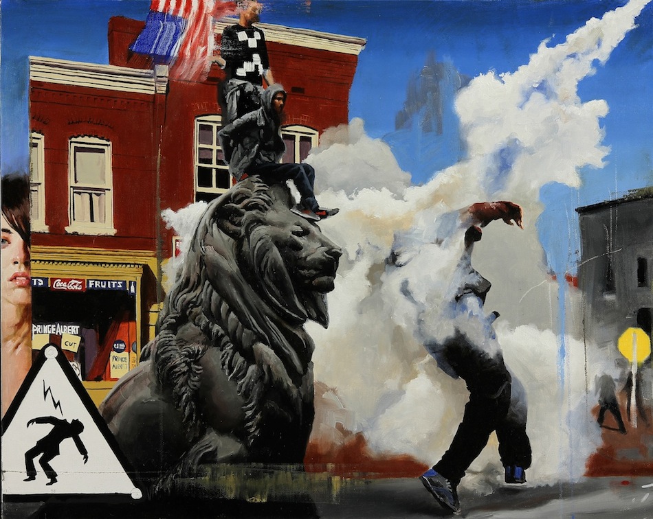 Адам Колдуэлл. Современный американский художник. The lion waits