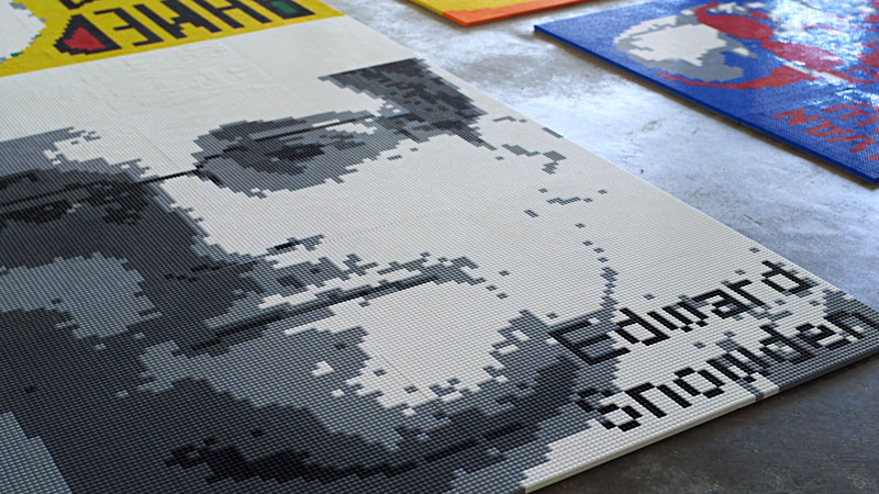 Портреты из Lego (Эдвард Сноуден). Ай Вэйвэй (Ai Weiwei) - современный китайский художник. Современное искусство
