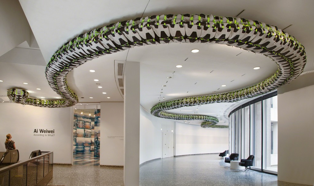 Snake Ceiling, 2009. Ай Вэйвэй (Ai Weiwei) - современный китайский художник. Современное искусство