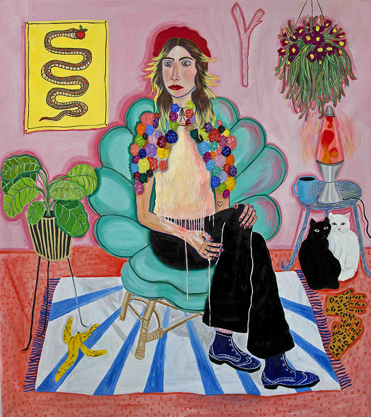 Spilled milk, 2016. Алехандра Эрнандес (Alejandra Hernandez) - современная художница. Картины. Современная живопись. Contemporary Colombian Art