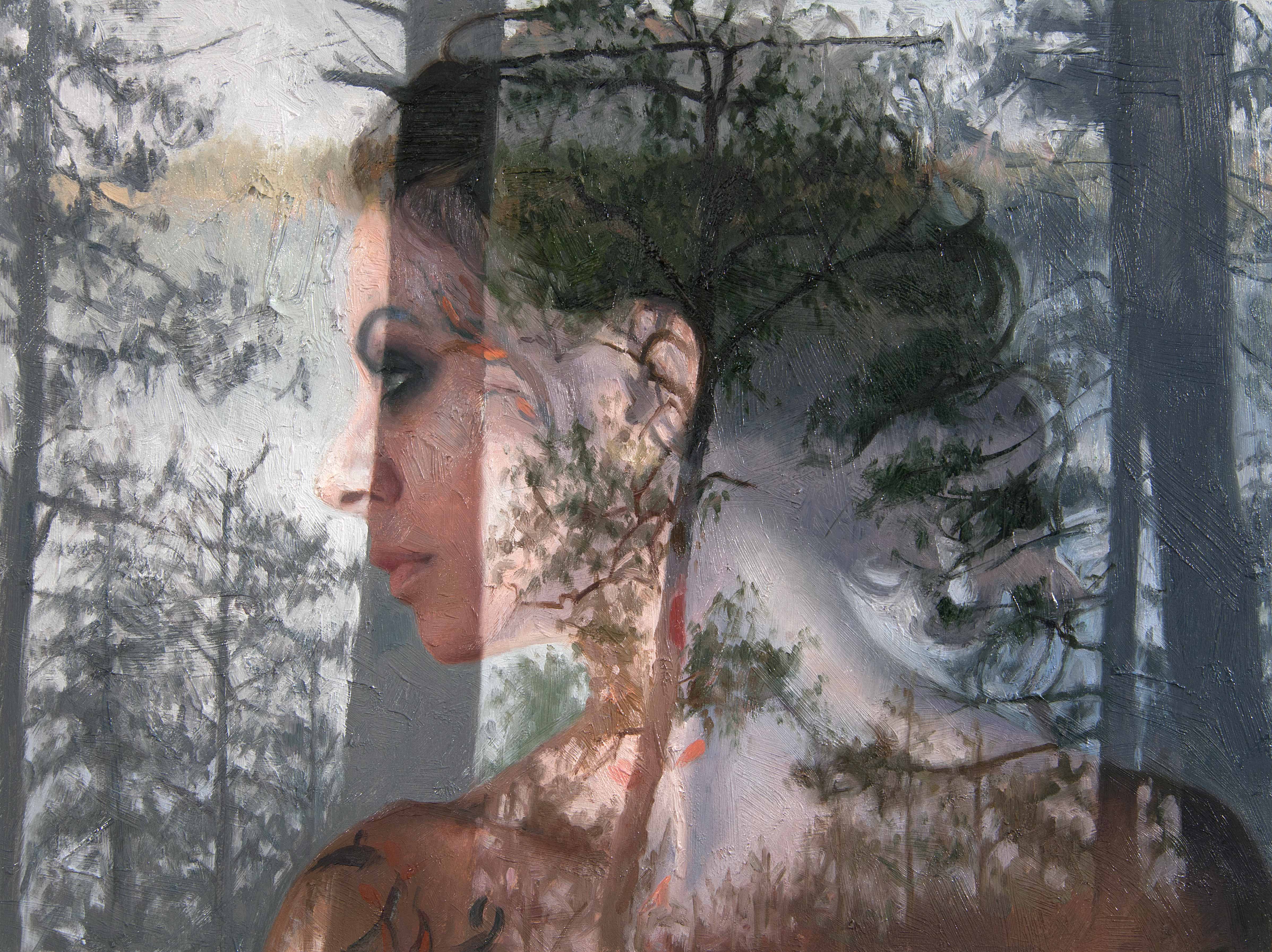 Алисса Монкс (Alyssa Monks). Современное американское искусство. Современная американская живопись. White Pines, 2016