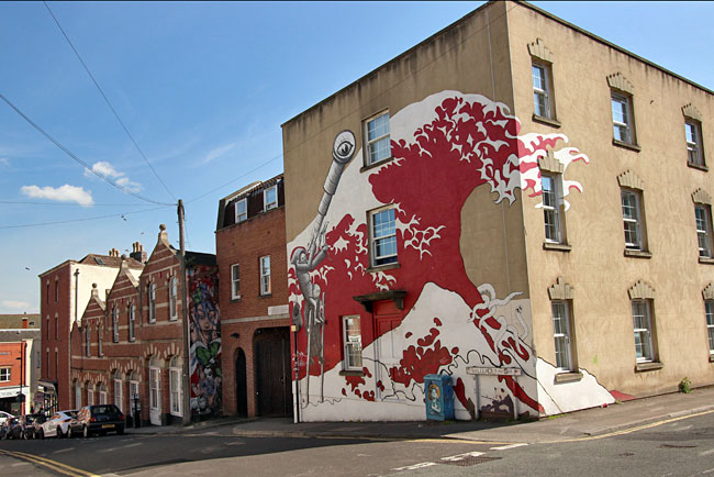 Граффити в городе Бристоль, Стрит-арт фото