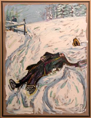 Современное искусство. Билли Чайлдиш. Robert Walser Dead in the Snow