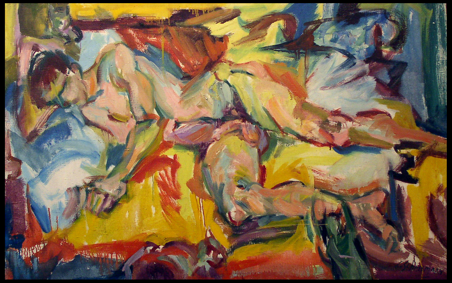 Personae: JT and the 3 Kitchs, 1957. Кароли Шниманн (Carolee Schneemann) - современная американская художница. Искусство США. Феминистское искусство, арт-феминизм