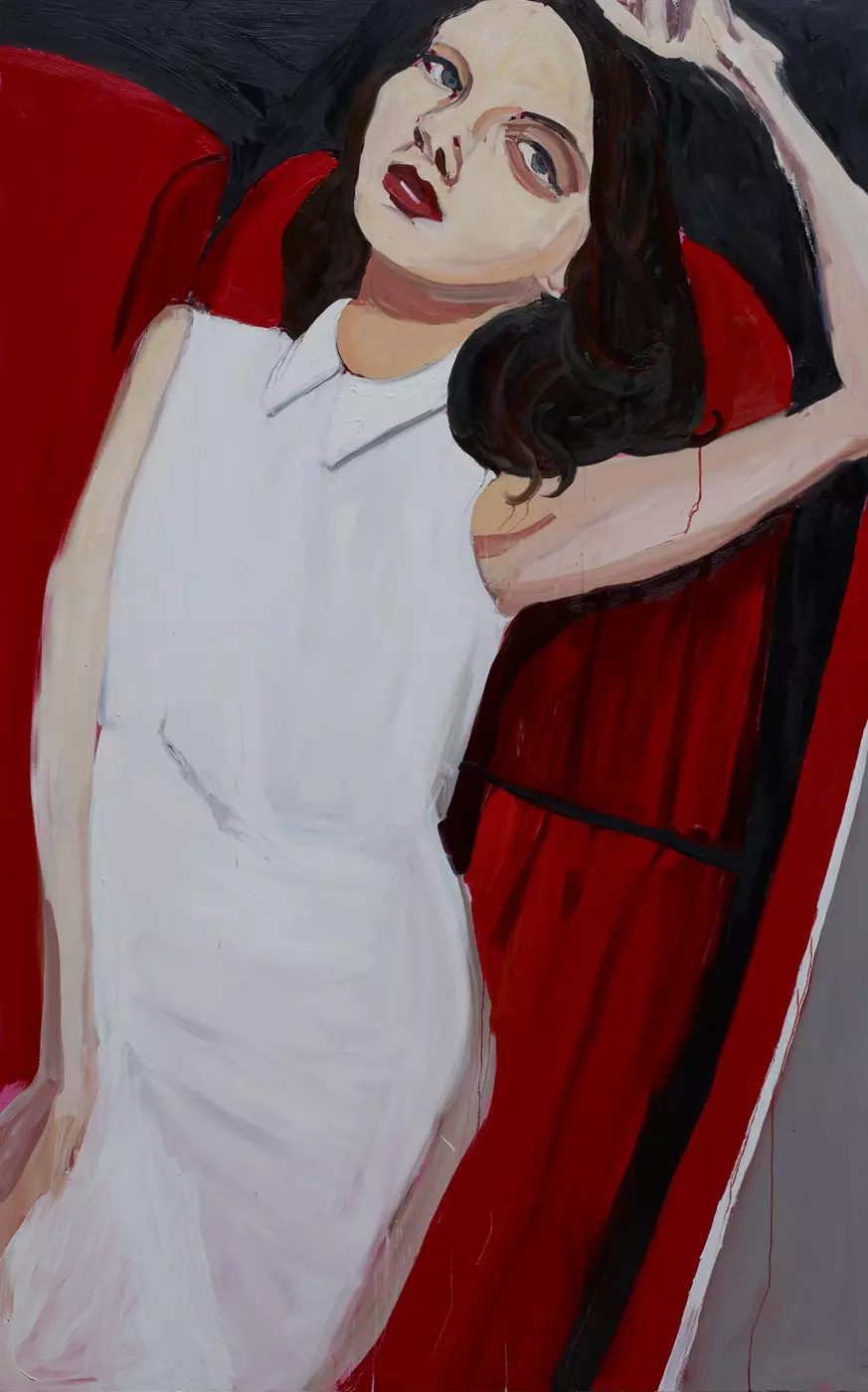 Brunette in a Car, 2013. Шанталь Джофф (иногда Шанталь Жоффе, англ. Chantal Joffe) - британская художница. Современная живопись. Contemporary art, paintings