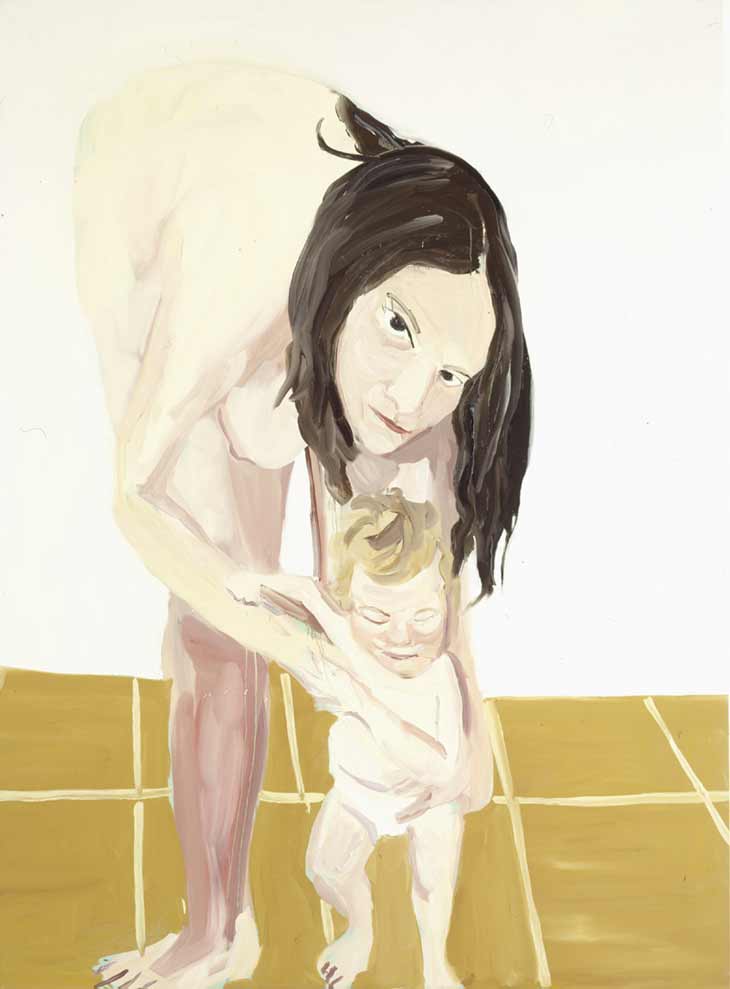 Mother and Child II, 2005. Шанталь Джофф (иногда Шанталь Жоффе, англ. Chantal Joffe) - британская художница. Современная живопись. Contemporary art, paintings