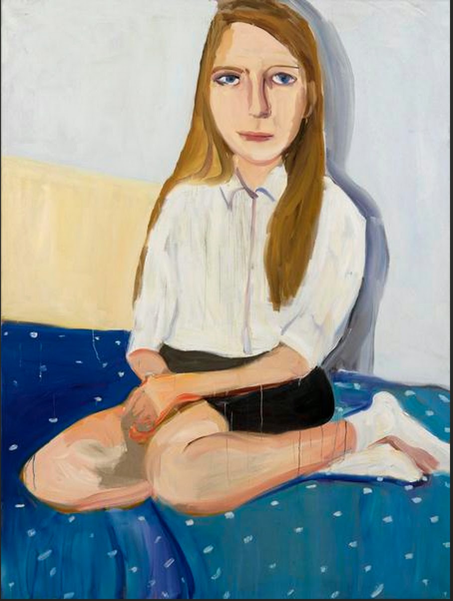 Marina, 2014. Шанталь Джофф (иногда Шанталь Жоффе, англ. Chantal Joffe) - британская художница. Современная живопись. Contemporary art, paintings