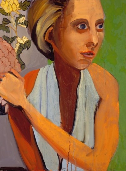 Woman in a Grecian Dress, 2007. Шанталь Джофф (иногда Шанталь Жоффе, англ. Chantal Joffe) - британская художница. Современная живопись. Contemporary art, paintings