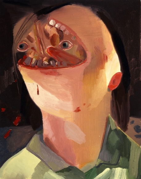 Face Eater, 2004. Дана Шутц (Dana Schutz) - современная американская художница. Современная живопись Америки