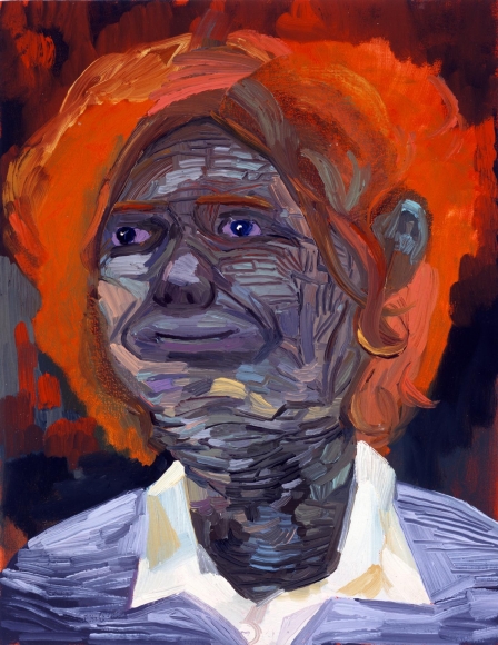 Self Portrait as a Pachyderm, 2005. Дана Шутц (Dana Schutz) - современная американская художница. Современная живопись Америки