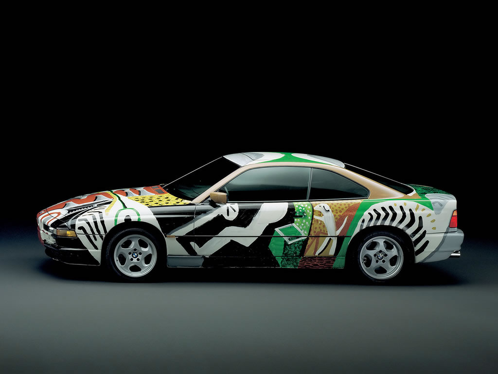   (David Hockney).   , . BMW Art Car, 1995