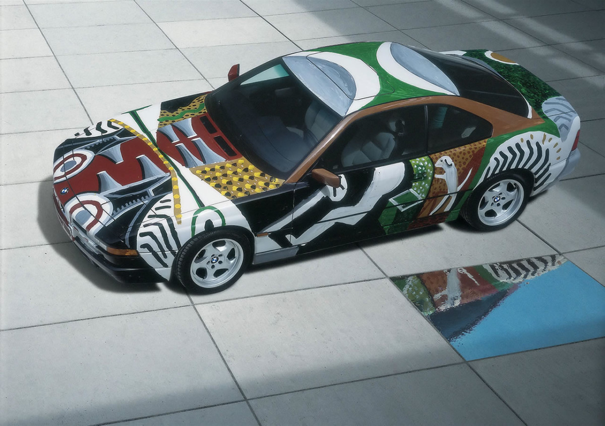   (David Hockney).   , . BMW Art Car, 1995