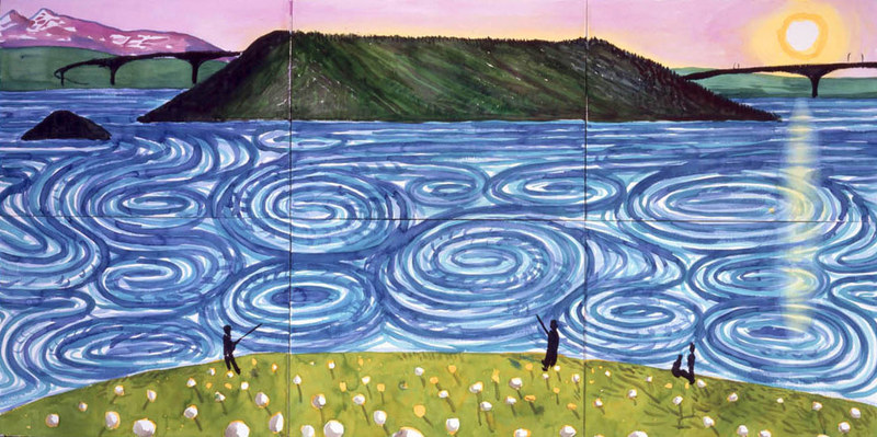   (David Hockney).   , . The Maelstrom Bodo, 2002