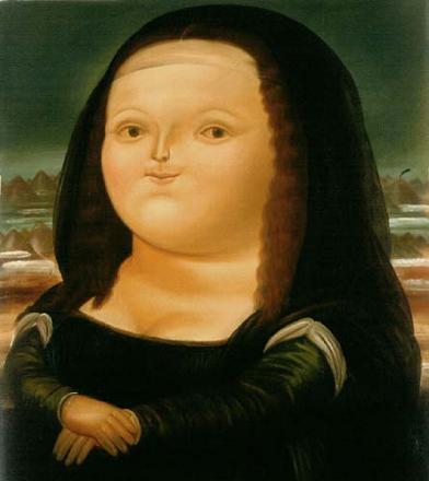 Современное искусство. Фернандо Ботеро. Мона Лиза