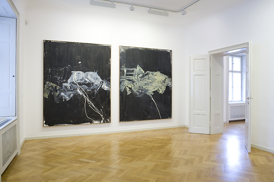 Георг Базелиц. Современное искусство. Современная живопись. Затемнение, 2015