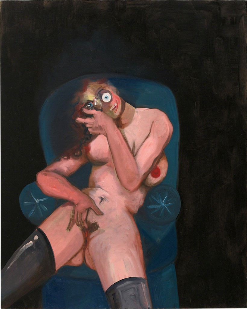 Dreaming Woman, 2007. Джордж Кондо (George Condo) - современный американский художник. Искусственный реализм