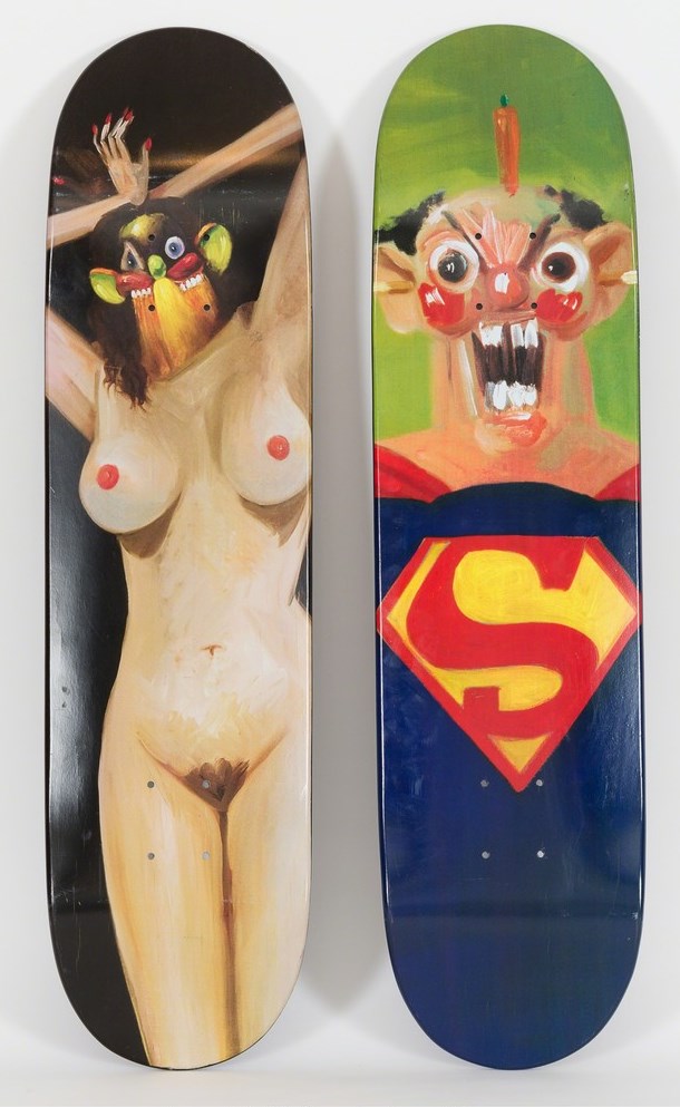 Girl and Superman (девушка и супермэн), 2010. Джордж Кондо (George Condo). Современное искусство США