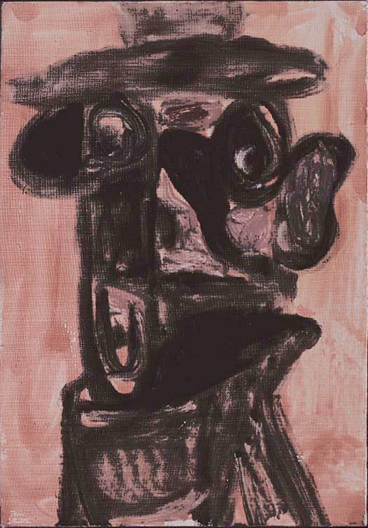 Bum, 1985. Джордж Кондо (George Condo) - современный американский художник. Искусственный реализм