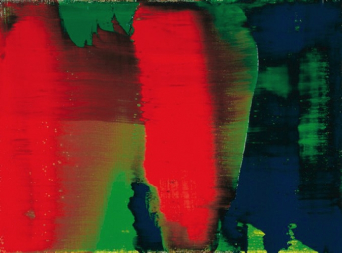 Современное искусство. Герхард Рихтер. Зеленый-Синий-Красный