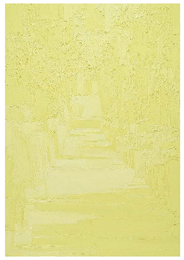 Современное искусство. Джиллиан Карнеги. Желтая стена