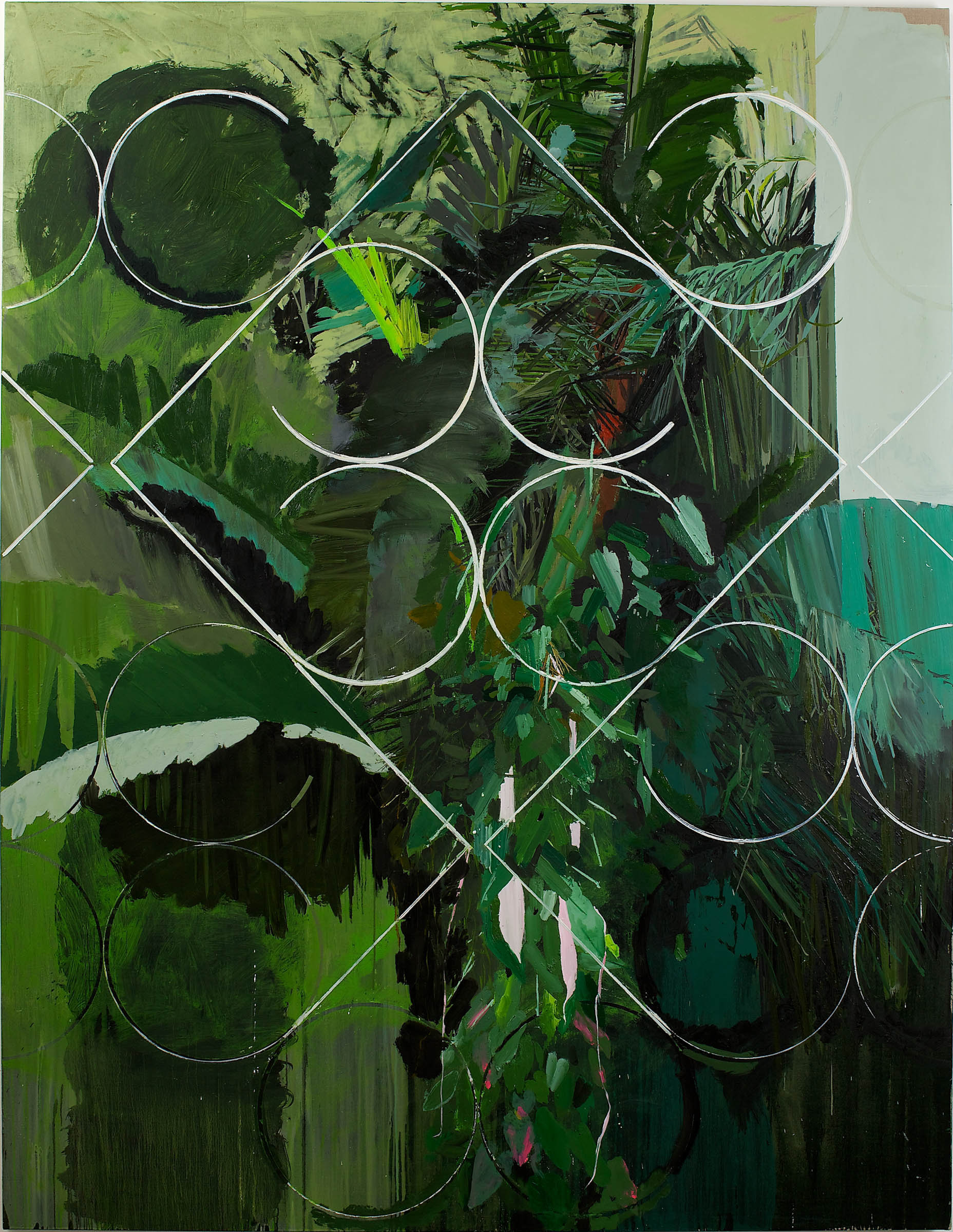 Constructed View, 2010. Хервин Андерсон (Hurvin Anderson) - современная художница. Картины. Современная живопись. Contemporary Colombian Art