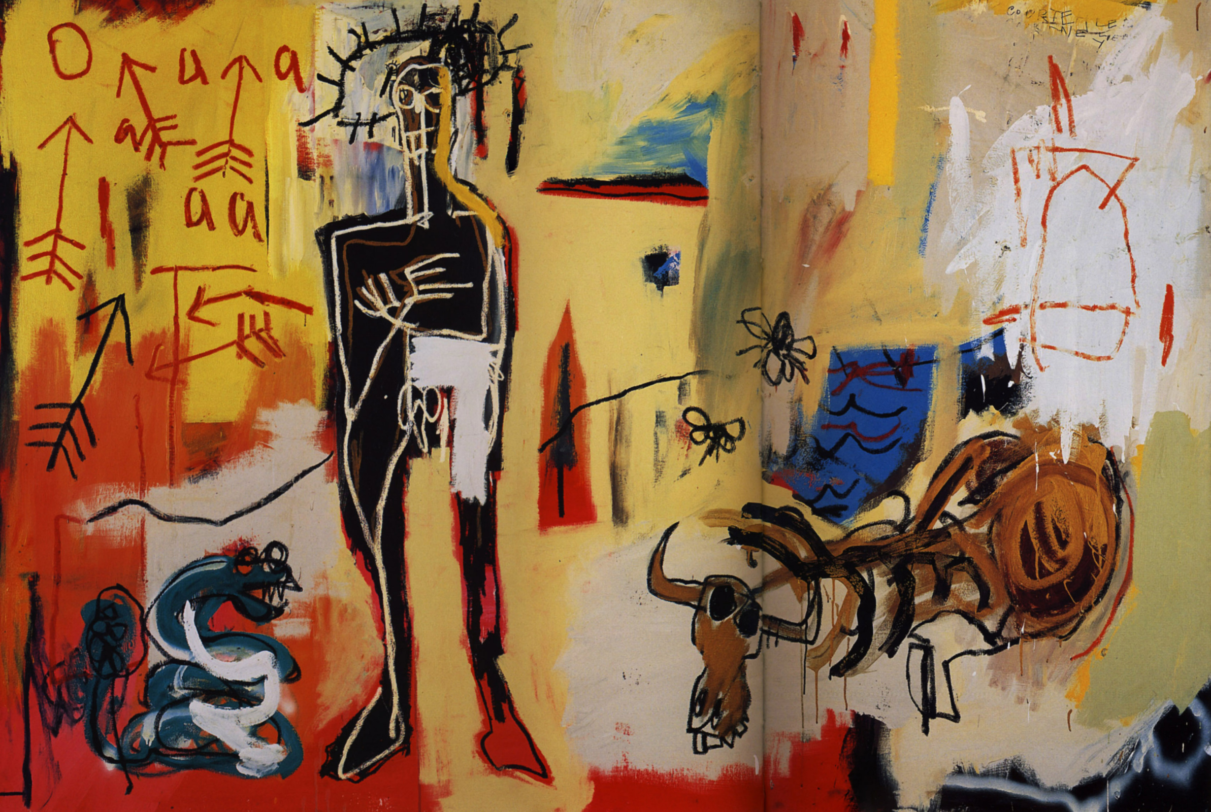 Poison oasis (Ядовитый оазис), 1981. Жан-Мишель Баския (Jean-Michel Basquiat) - американский художник. Неоэкспрессионизм