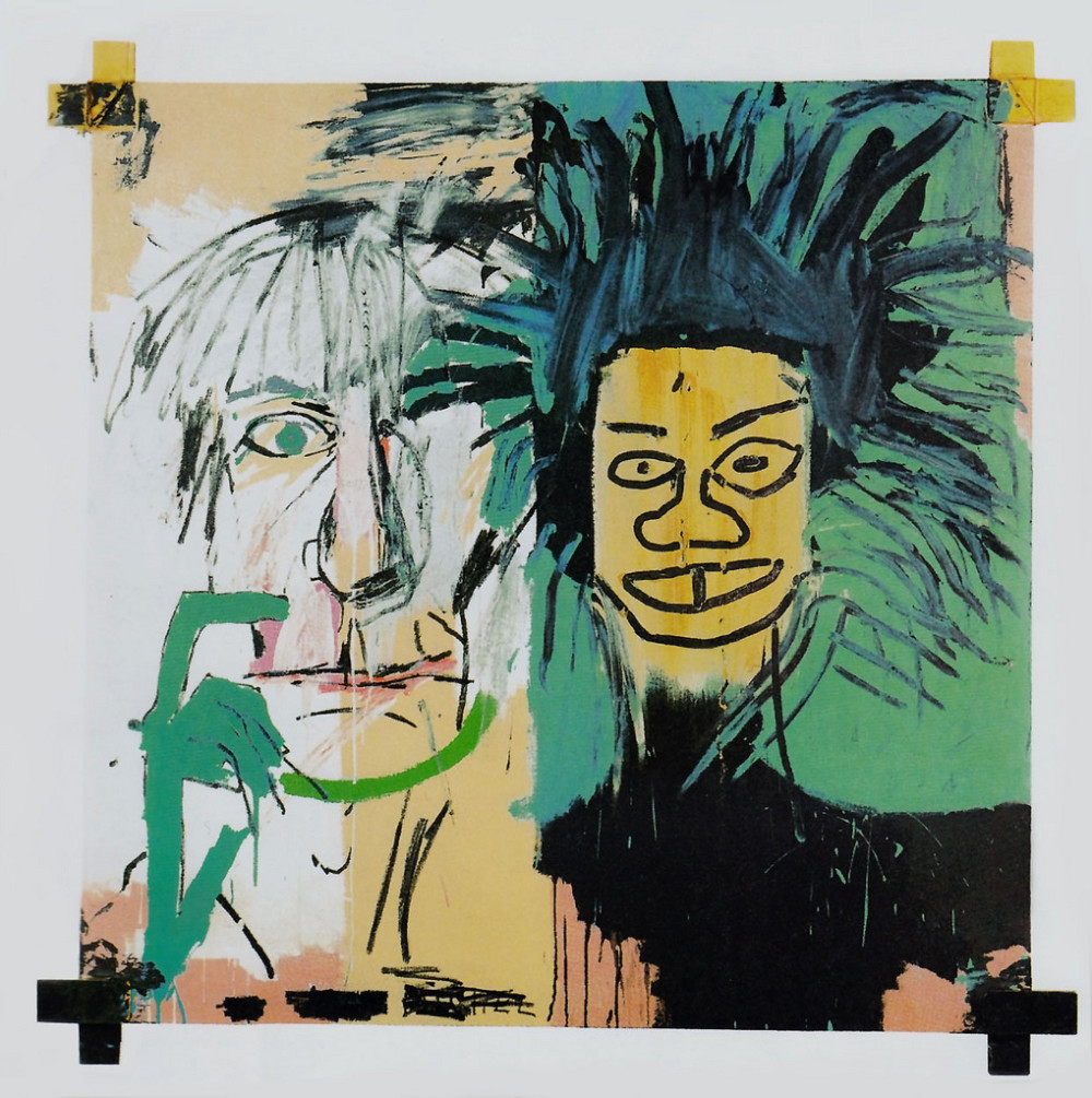 Self-portrait (Автопортрет). Жан-Мишель Баския (Jean-Michel Basquiat) - американский художник. Неоэкспрессионизм