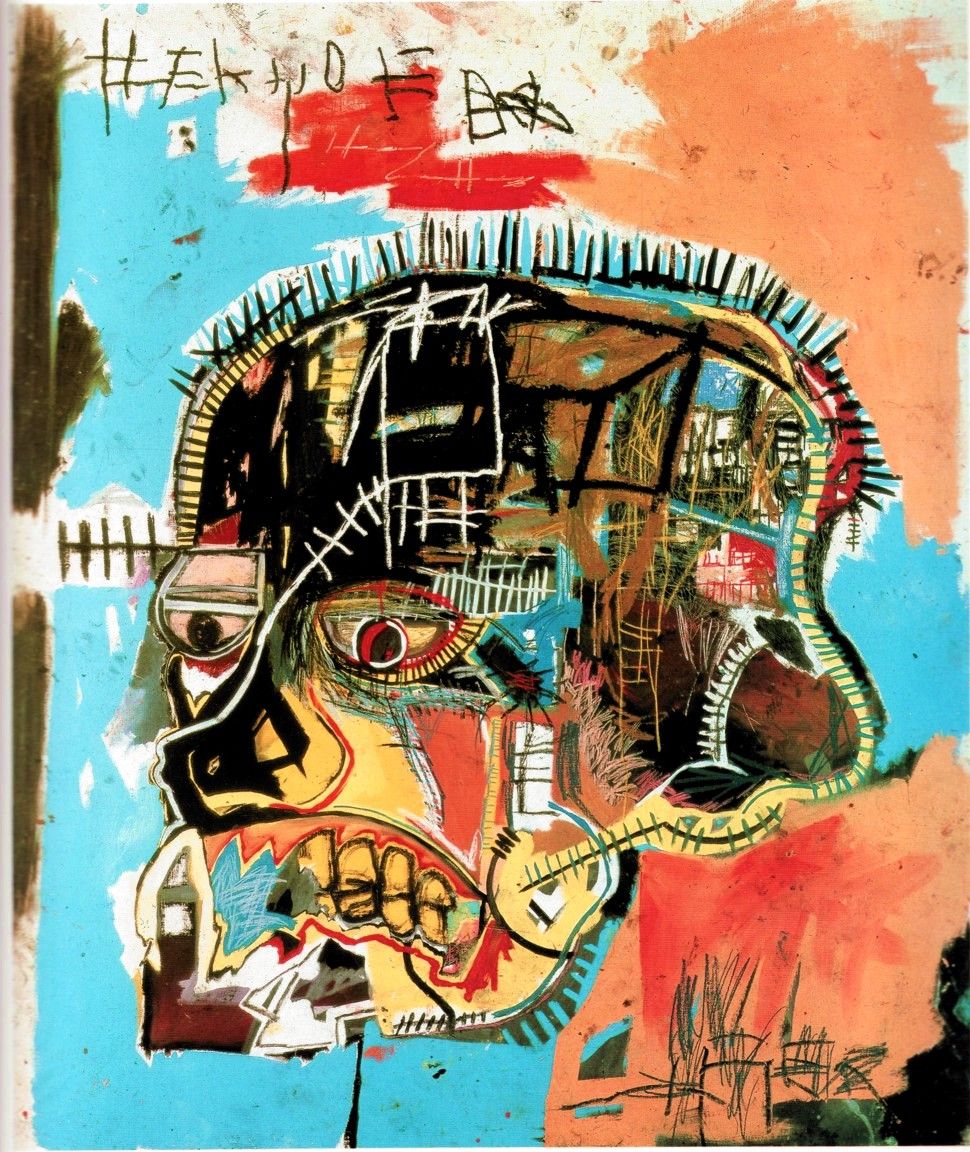 Scull (Череп), 1981. Жан-Мишель Баския (Jean-Michel Basquiat) - американский художник. Неоэкспрессионизм