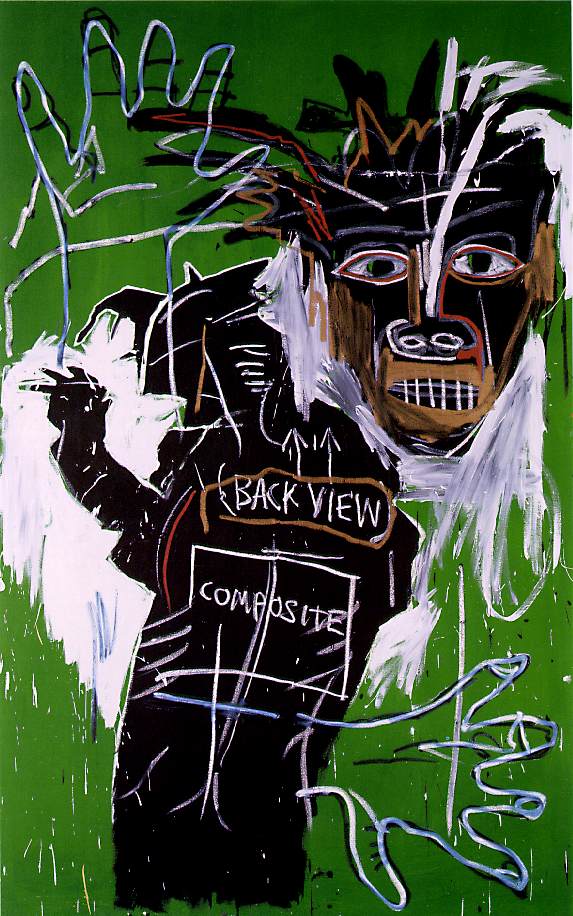 Автопортрет, 1982. Жан-Мишель Баския (Jean-Michel Basquiat) - американский художник. Неоэкспрессионизм