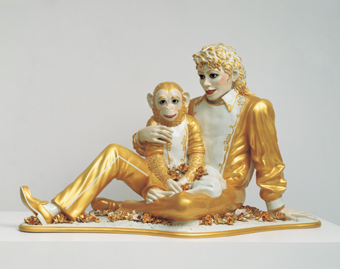 Современное искусство. Джефф Кунс. Майкл Джексон и обезьяна. Банальности