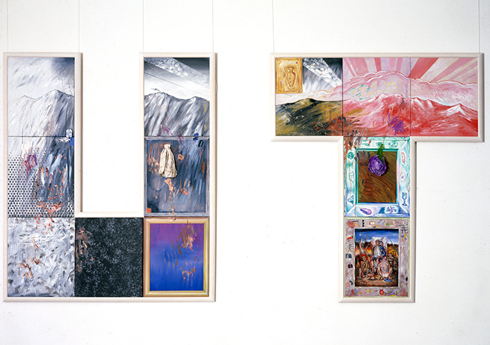 Utopia, 1988. Хуан Давила (Juan Davila) - современный чилийский, австралийский художник. Современное искусство Чили, искусство Австралии
