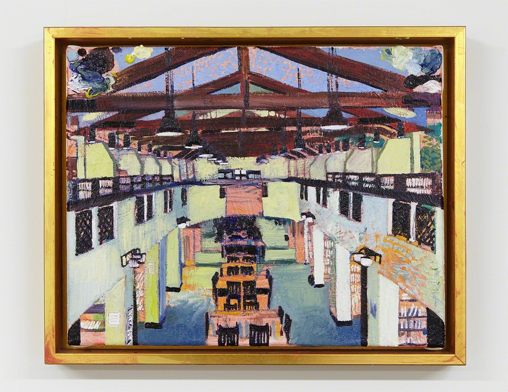 Arroyo Seco Regional Branch Library (Ketamine), 2014. Кэти Херцог (Katie Herzog) - современная американская художница. Современная живопись США