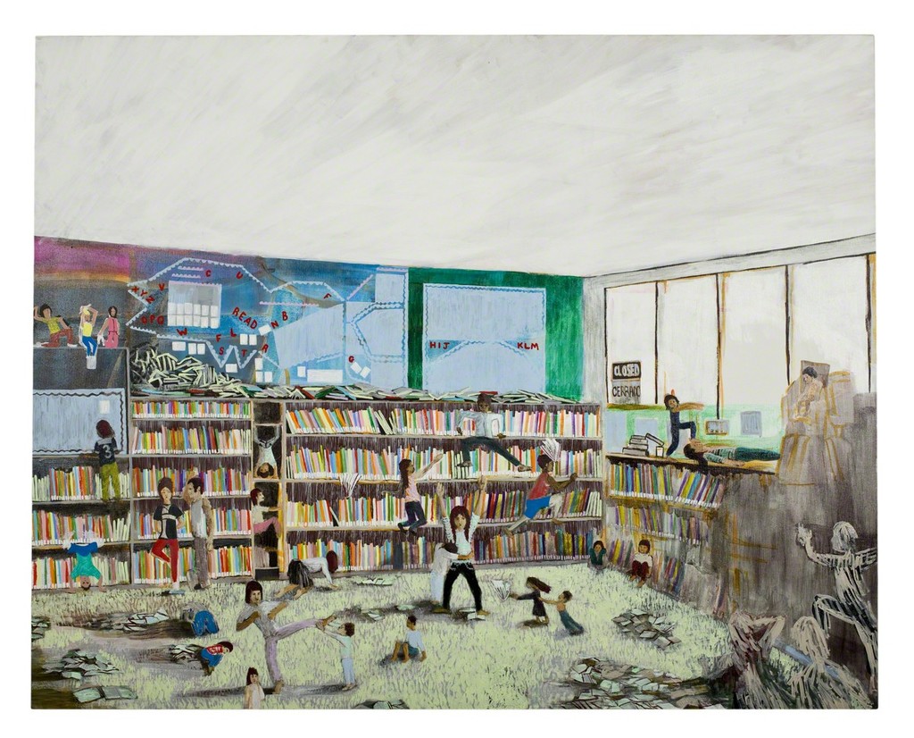 Today The Library Was Ripped A New Asshole, 2007. Кэти Херцог (Katie Herzog) - современная американская художница. Современная живопись США
