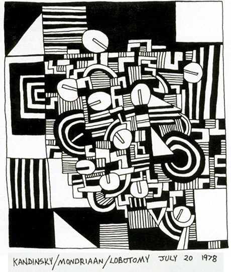 Без названия, 1978. Кит Харинг (Keith Haring) - американский художник. Искусство США 80-х
