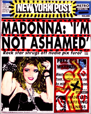 Madonna, 1985. Кит Харинг (Keith Haring) - американский художник. Искусство США 80-х