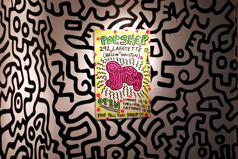 Pop Shop Poster, 1986. Кит Харинг (Keith Haring) - американский художник. Искусство США 80-х