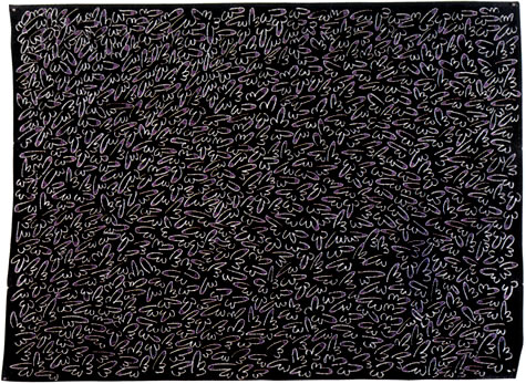 Без названия, 1979. Кит Харинг (Keith Haring) - американский художник. Искусство США 80-х