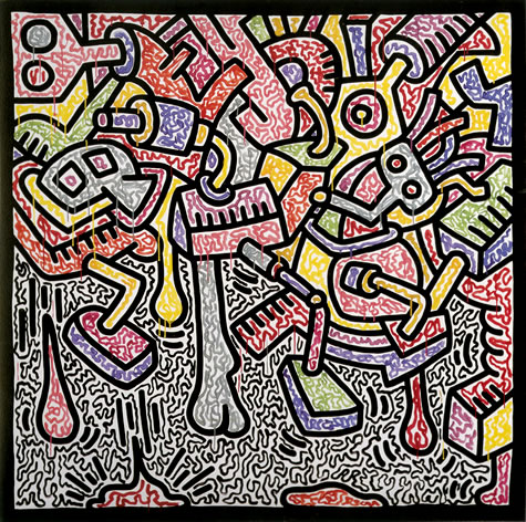 Knokke, 1987. Кит Харинг (Keith Haring). Современное искусство США