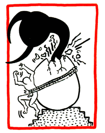 1988. Кит Харинг (Keith Haring) - американский художник. Искусство США 80-х