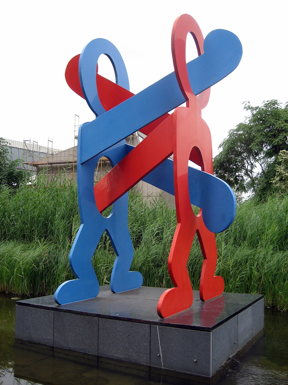 Боксеры, 1987. Кит Харинг (Keith Haring). Современное искусство США