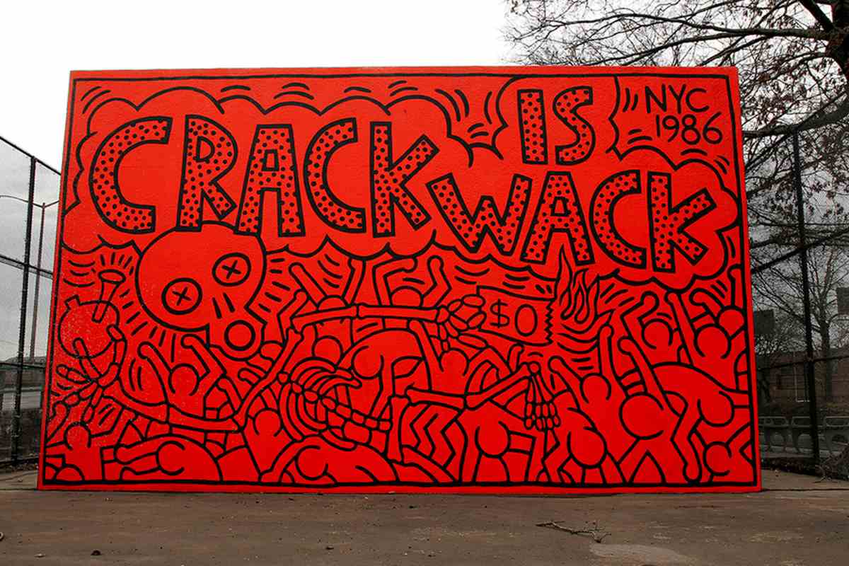 Crack is Wack, Нью-Йорк. Кит Харинг (Keith Haring). Современное искусство США