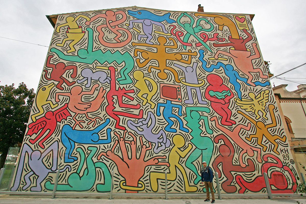 Tuttomondo (Пиза, Италия). Стрит-арт. Кит Харинг (Keith Haring). Современное искусство США