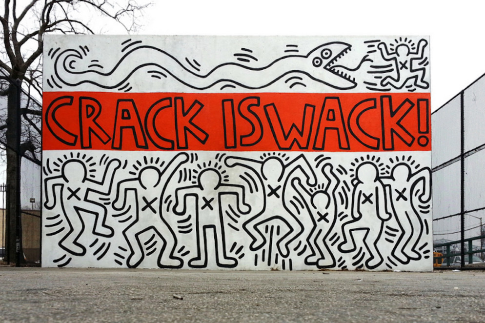 Crack is Wack, Кит Харинг (Keith Haring). Современное искусство США
