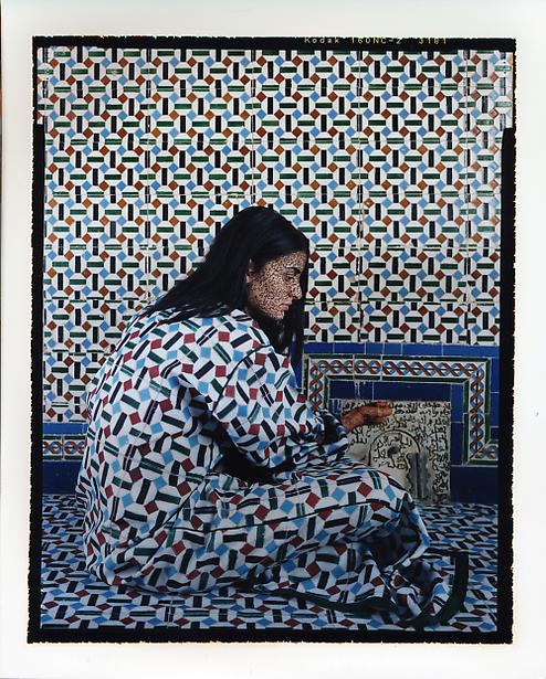 Harem (Гарем), 2009. Лалла Эссейди (Lalla Essaydi) - марокканский фотограф. Современная арабская фотография