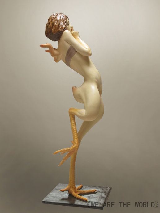 Лю Сюэ. Liu Xue. Современное искусство. Современная скульптура. Китай. Современное китайское искусство. Антропоморфная скульптура
