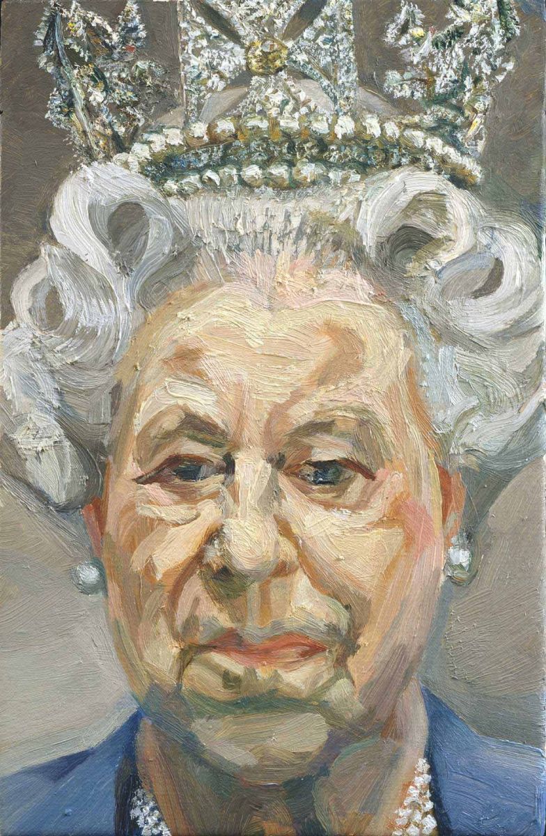 Люсьен Фрейд. Современное искусство. Современная живопись. Ее Величество Королева Елизавета II, 2000-01
