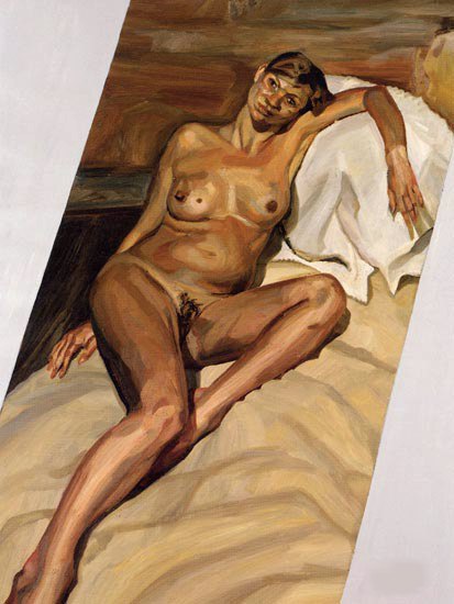 Люсьен Фрейд. Современное искусство. Современная живопись. Кейт Мосс, 2002
