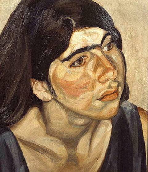 Люсьен Фрейд. Современное искусство. Современная живопись. Энни, 1962