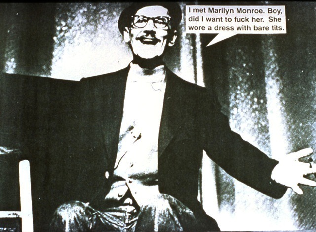 Jokes (Groucho Marx), 1987-1988. Лутц Бахер (Lutz Bacher) - американская художница. Арт-феминизм